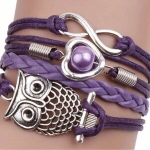 Owl Braided Bracelet